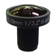 SL-RY119F25IR 1/3. " 5mp fisheyes1.19mm широкий angle185 градусов объектив M12* 0.5 горе, F2.5, для HD ИК-камеры