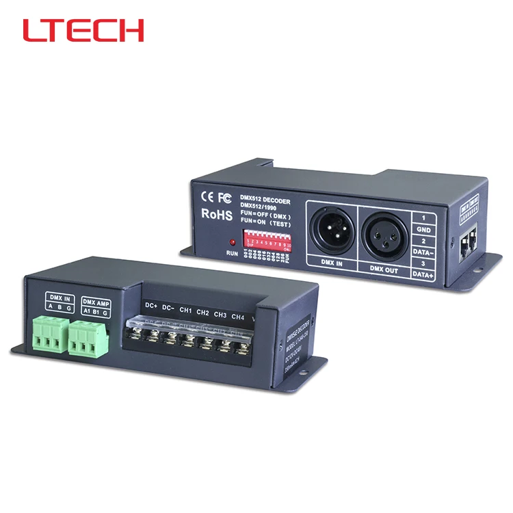 

LT-840-350;DMX-PWM 4CH CC led decoder;DC12V-DC48V input;350mA CC*4CH output;0-100% dimming