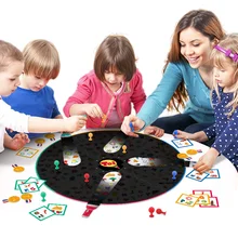 Детские интерактивные запоминающие игры TOI find it с маленьким фонариком семейные вечерние забавные головоломки настольная игра обучающая игрушка