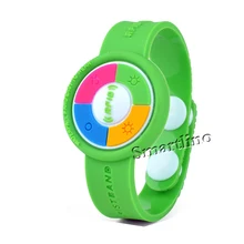 100 шт./лот 13,56 МГц RFID браслет регулируемый водонепроницаемый силиконовый браслет RFID Метка смарт-карты для доступа Управление