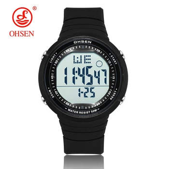 

Fashion Sport men wristwatches stopwatch 50M diving black Rubber Bracelet military electronic LED watch clocks Relogio Masculino