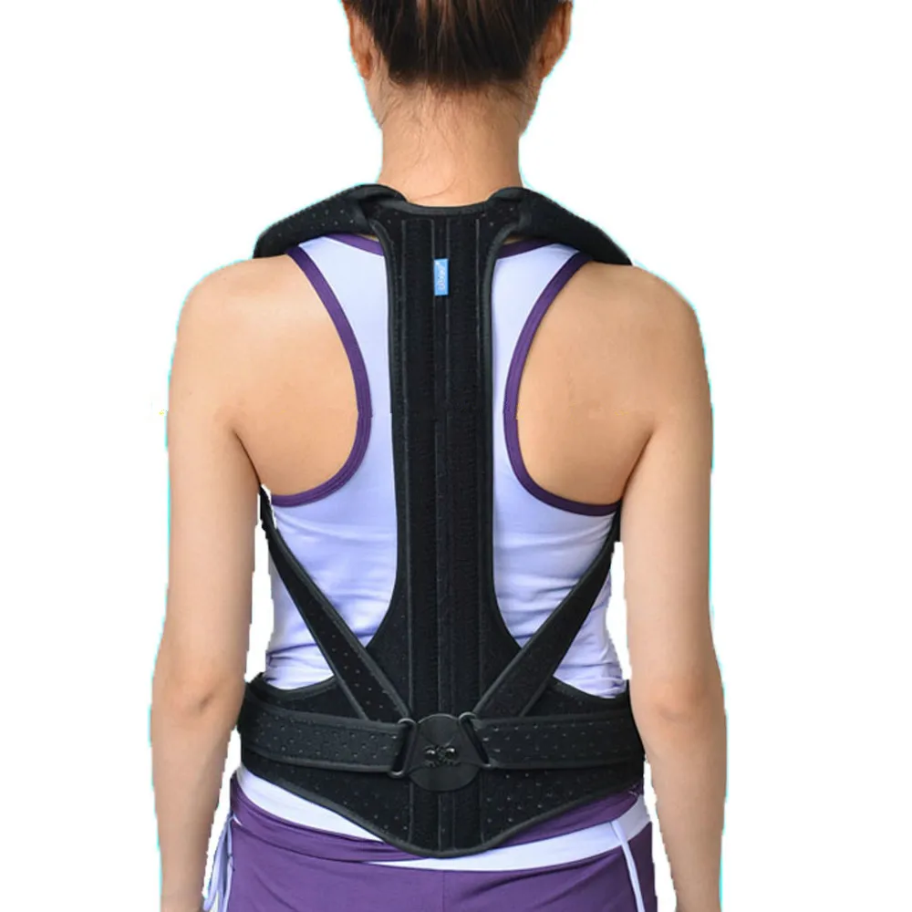 Unisex Adjustable Back Posture Corrector Shoulder Back Lumbar Spine Brace Support Pain Relief Belt Posture Correction Healthcare
