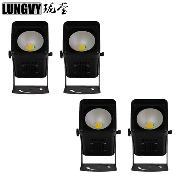 

Free Shipping 4pcs/lot COB Square 200W Warm White/Cold White Led Par Lights Professional Stage Dj Disco 200W Indoor Use