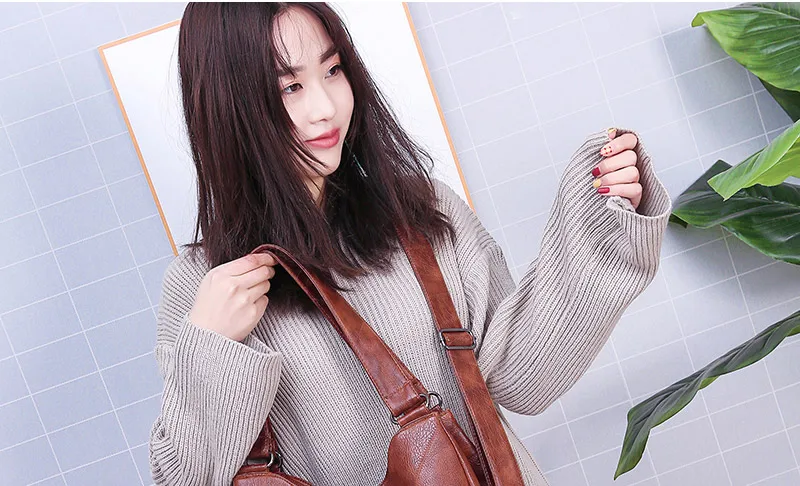 Vintage Women Genuine Leather bag_09