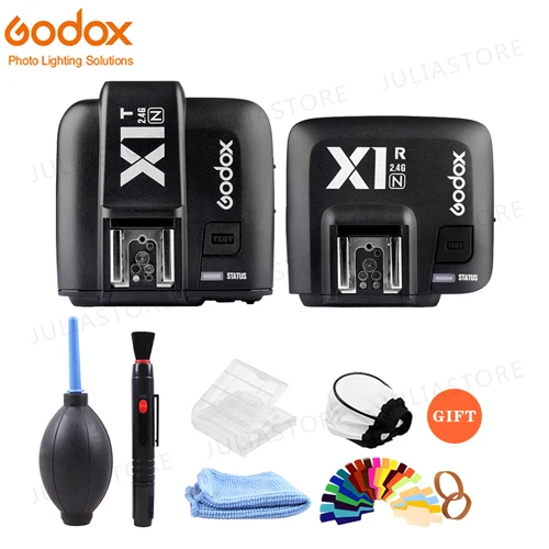 Godox X1 комплект ttl 2,4G беспроводной триггерный передатчик вспышки и приемник для Canon для Nikon для sony godoxTT685 V860 Вспышка speedlite - Цвет: X1 kit for Nikon