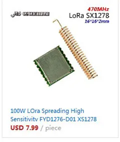 E32-TTL-1W 7500 м 1 Вт SX1276 LoRa 433 мГц long range 7500 м Радиотрансивер Модуль 433 м LORA с антенной