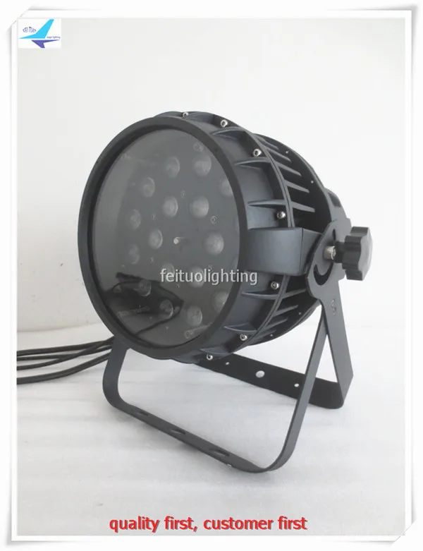 2psc/лот IP65 Lyre LED сценический свет Zoom Par открытый 18x10 Вт Par64 Can RGBW 4в1 Свадебный