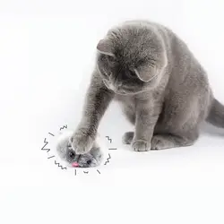 Новый горячий 1 шт. игрушки для котов Тяговая цепь Shock Shake интерактивный питомец игрушки для котов крыса искусственный мех