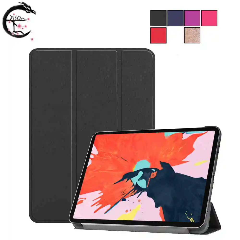 

Case For Apple ipad pro 12.9 2018 3rd generation Flip Cover Tablet Magnetic Shell Sleep/Wake Case for iPad A2014 A1895 A1896