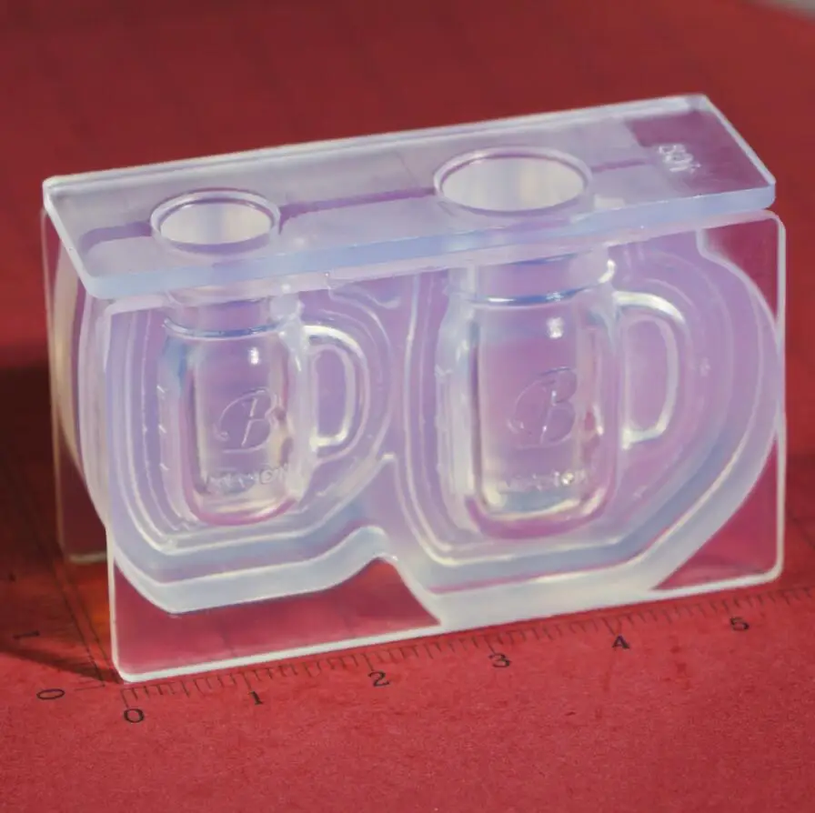 Новая силиконовая форма ручной работы миниатюрная чашка с молочными чашками еда напиток игрушка DIY Полые бутылки типа формы для эпоксидной смолы - Цвет: 030