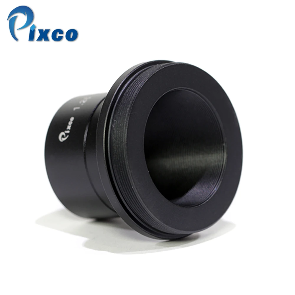 

Pixco Telescope Lens Adapter 1.25" to T2 / 1.25 inch eyepiece insertion to M42 DSLR / SLR Prime Telescope Adapter