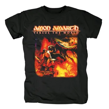 

Bloodhoof Amon Amarth death metal men's black topT-Shirt Asian Size