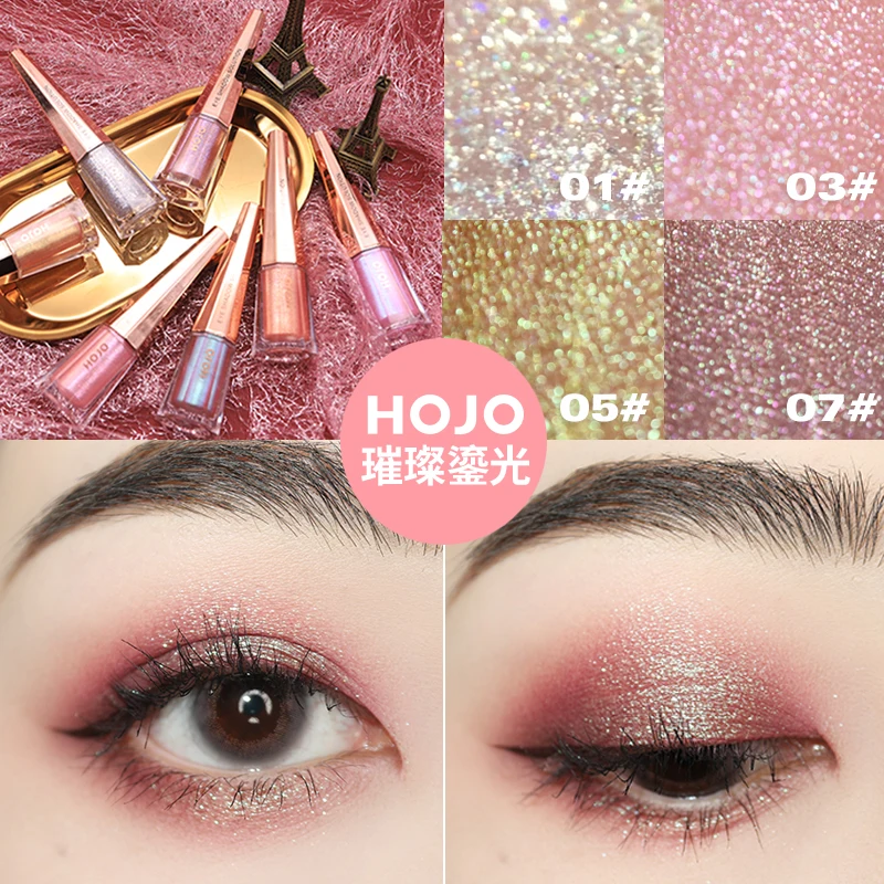 

HOJO Shimmer Eyeliner Eyeshadow Liquid Glitter Diamond Glint 7 colors Adorn Your Beauty Makeup Cosmetics
