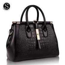 Senkey Style 2017 Echtem Leder Alligator Luxus Handtaschen Frauen Tasche Designer Frauen Messenger Bags Handtaschen Frauen Berühmte Marken