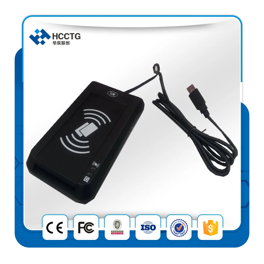 USB EMV двойной интерфейс контакт и бесконтактный считыватель смарт-карт ACR1281U-K1