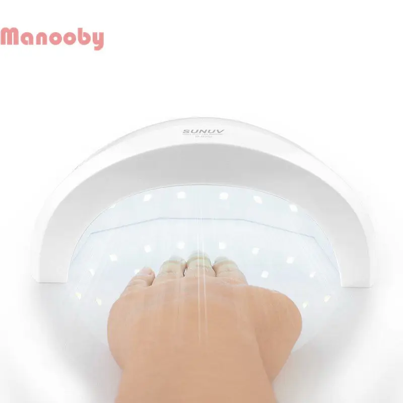 Manooby 48 Вт Сушилка для ногтей Быстросохнущий Led новая фототерапия машина белые