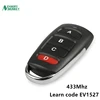 RF Remote Control Transmitter & 433Mhz Wireless Receiver Learning Code 1527 Decoding Module 4 Channel Output With Learning Key ► Photo 2/6