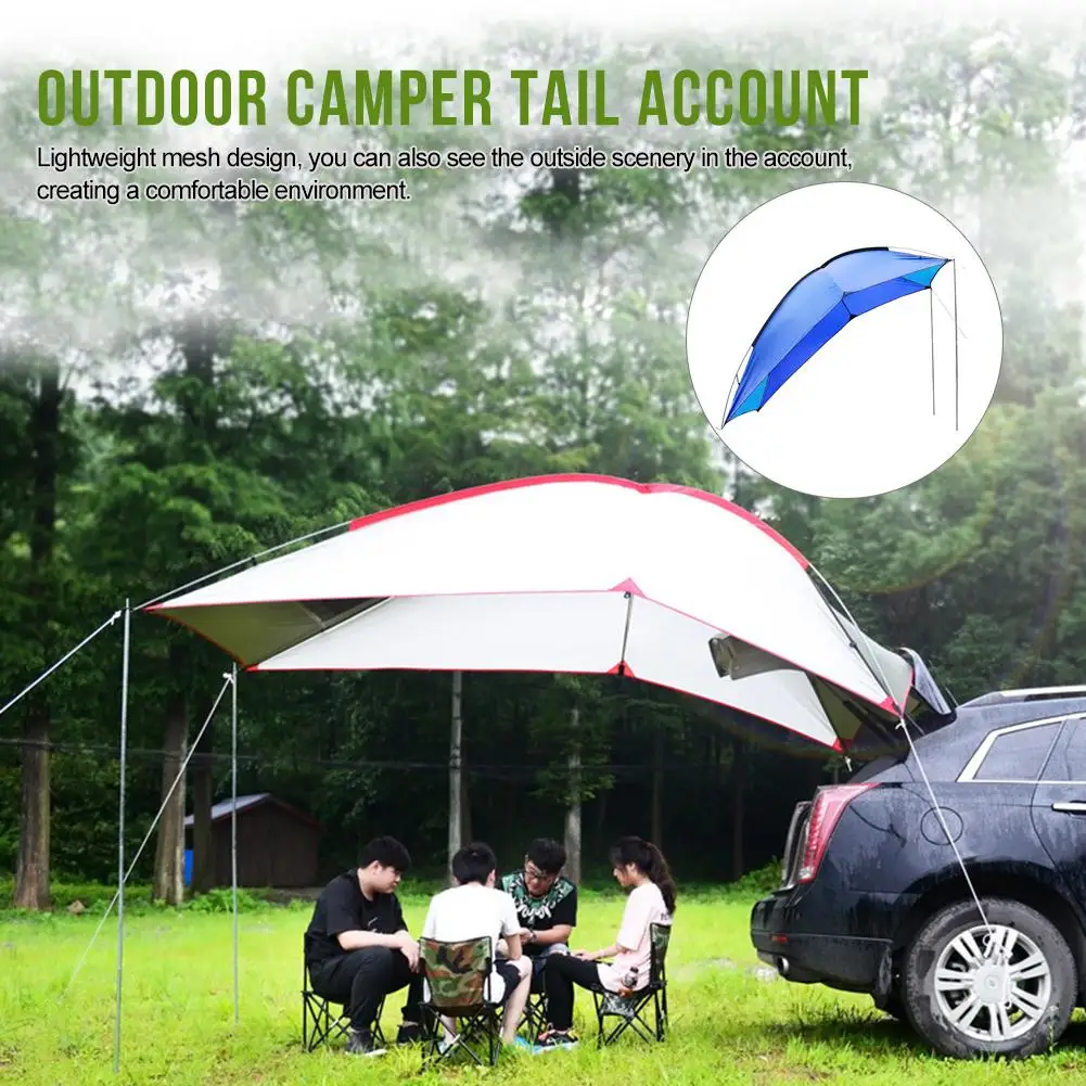Открытый Портативный Camper хвост учетной записи палатка Self-Вождение барбекю смешанного типа козырек пляжный шатёр тент Фирменная Новинка