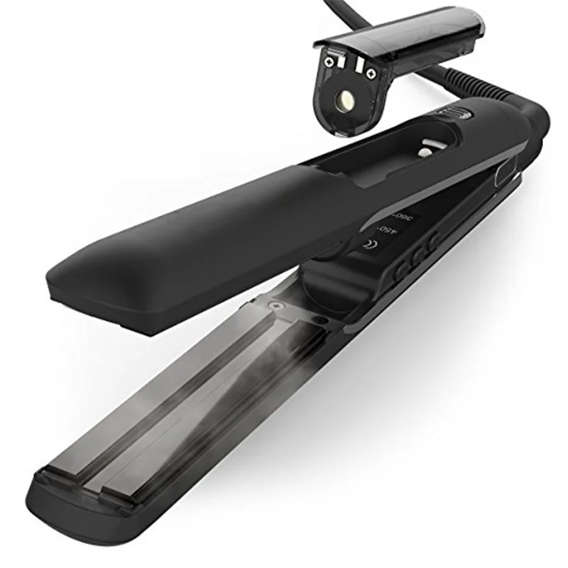 

Multi-Function Electric Steam Hair Straightener Spray Tourmaline Ceramic Straightening Irons 450 degrees Fahrenheit