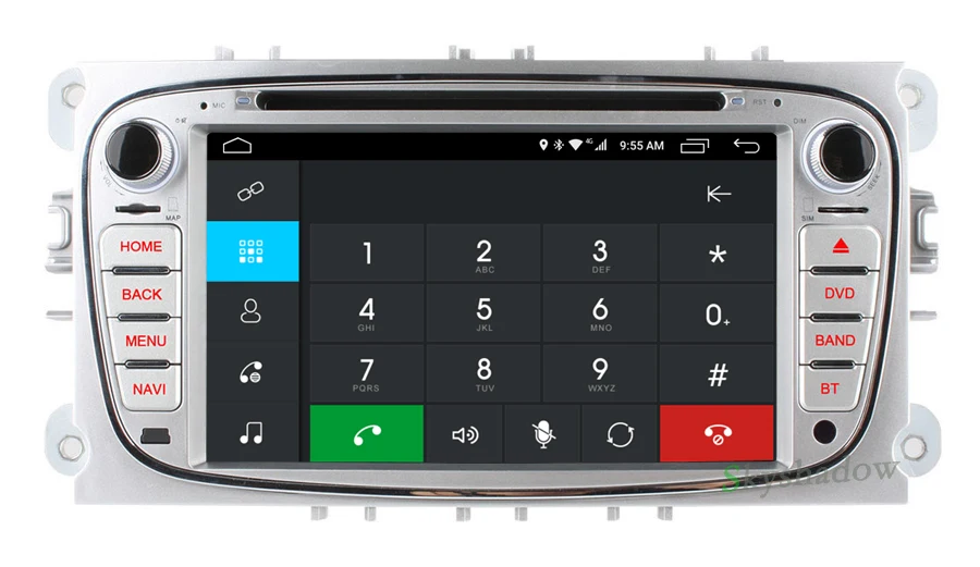 Discount C500 4G SIM LTE Android 6.0 2GB RAM Car DVD Player bluetooth RDS Radio GPS wifi For FORD Mondeo S-MAX Connect FOCUS 2 2008-2011 5