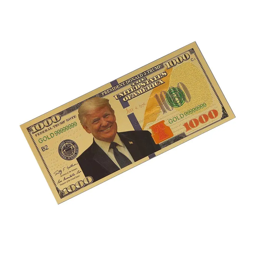 US President Commemorative Banknote Collections Plastic Memorial Multicolor Coin | Дом и сад