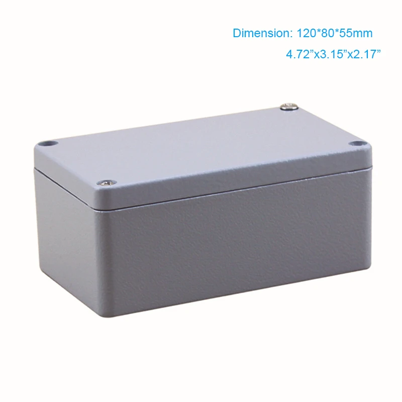 

Waterproof & Dustproof Case IP67 Aluminum Box /Switch Box/ Control Enclosure120*80*55mm (4.72"x3.15"x2.17") FA2-1