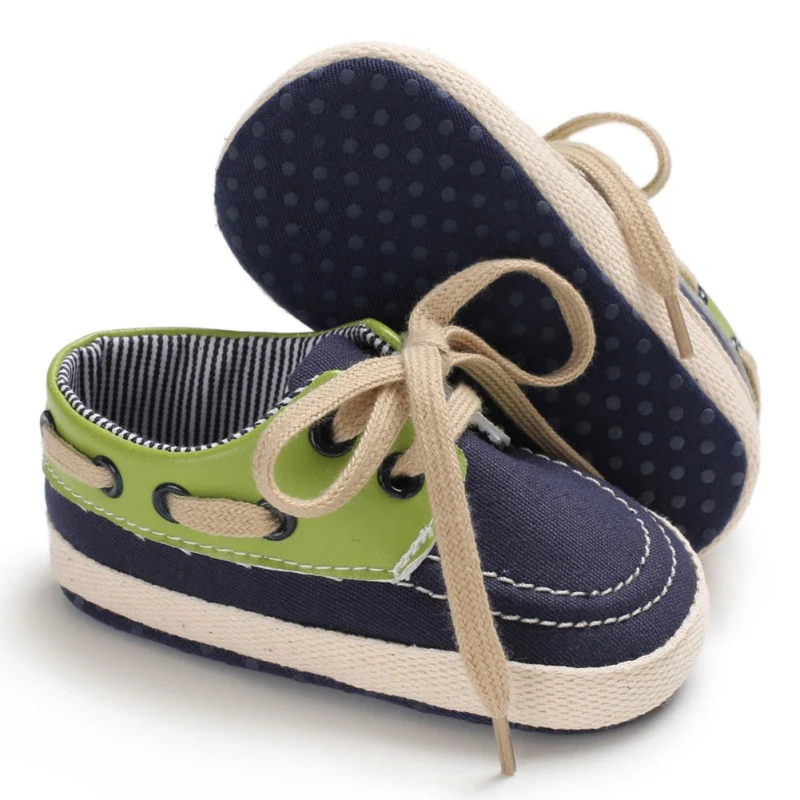Парусиновая обувь для мальчиков; весенняя обувь для малышей; обувь для новорожденных; дышащая разноцветная противоскользящая обувь