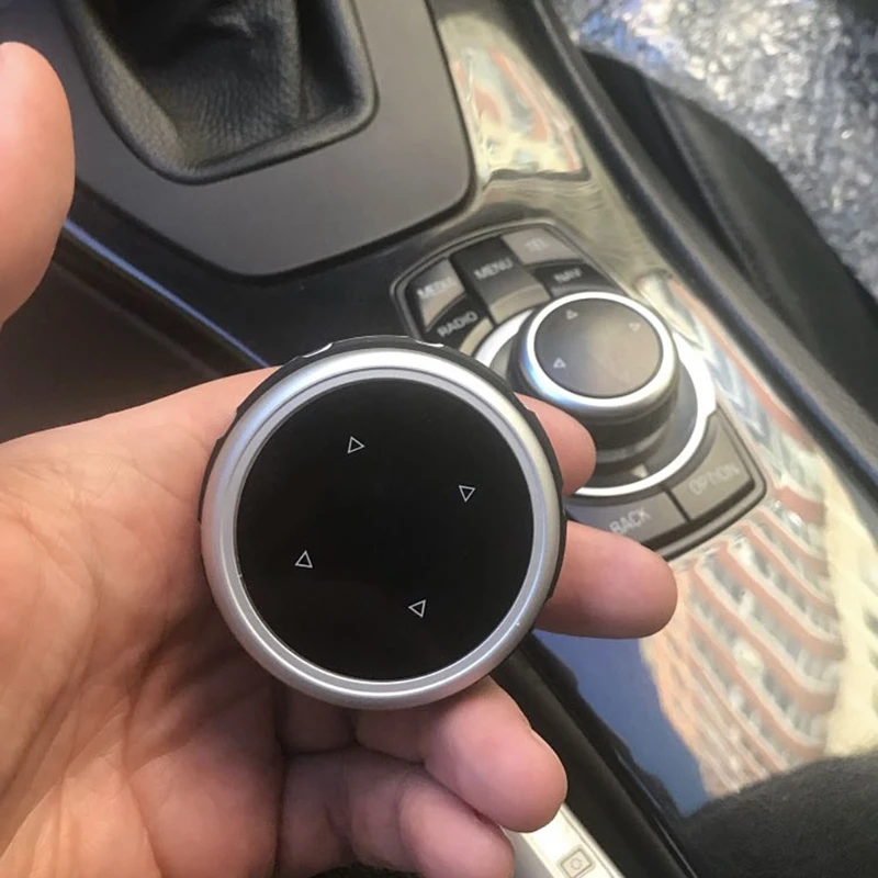 Aluminum Alloy 7/5 buttons Multimedia Cover Automobiles Interior Control Button Switch For BMW X1 X3 X5 X6 F30 E90 E92 F10 F18