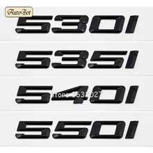 Для BMW 5 серии 530i 535i 540i 550i E12 E28 E34 E39 E60 E61 F10 F11 F07 Задняя Крышка багажника алфавитные буквы значок эмблема наклейка