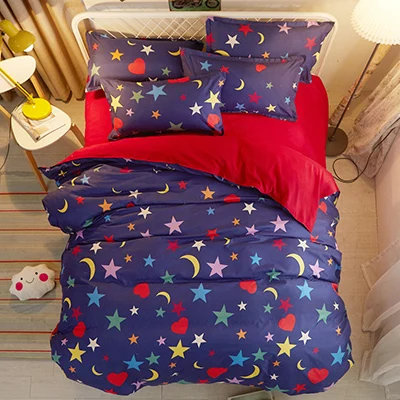 3pcs 4pcs Set Full King Queen Twin Double Size Bedding 1.5m 1.8m 2.0m 2.2m Bed Sheet Duvet Cover Pillowcase Bedlinens Bedclothes - Цвет: As Photo 11