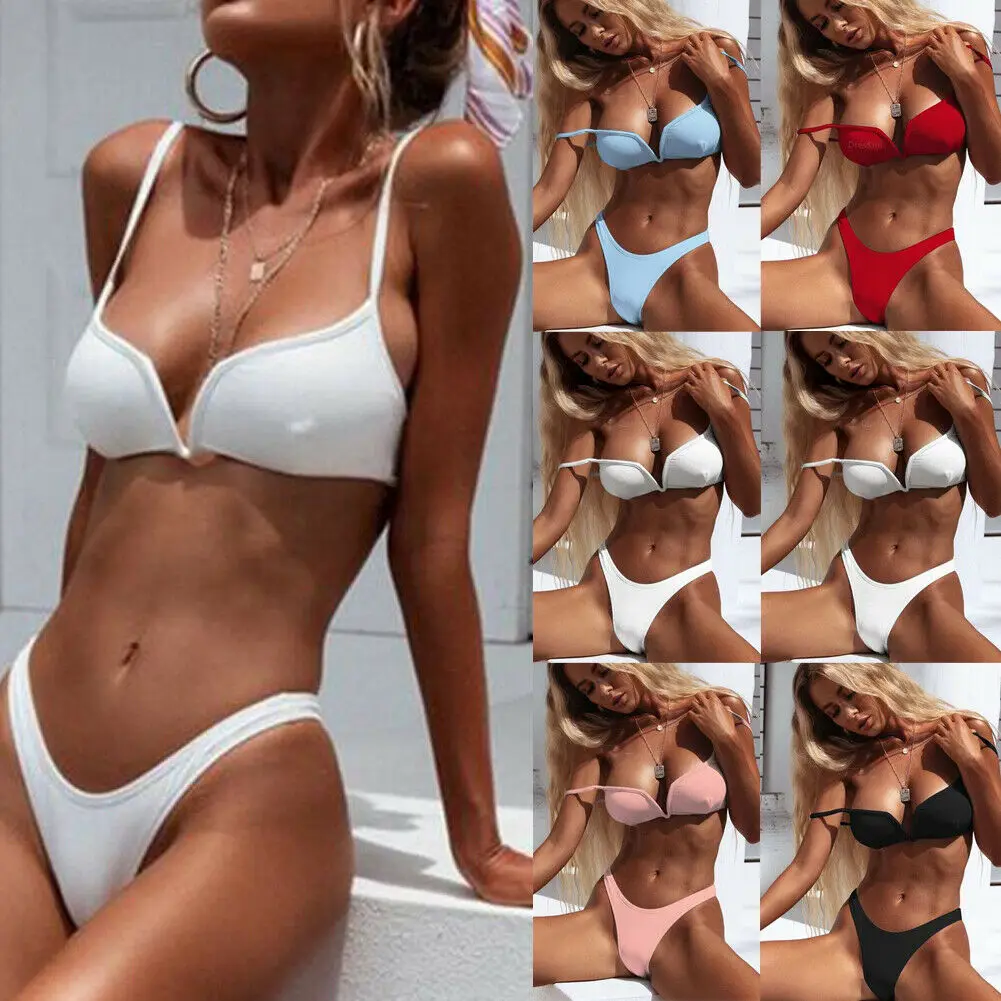 

IMCUTE Women's Bikini Set Push-Up Padded Swimwear Sexy Swimsuit Bathing Suit