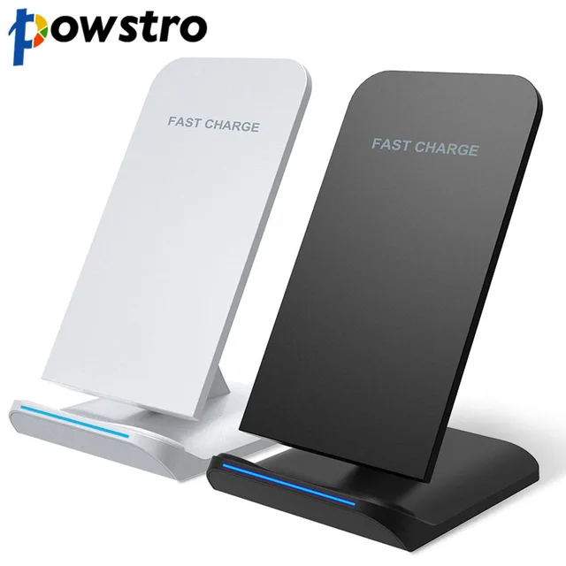 POWSTRO Qi Wireless Charger Fast Charging Holder Fast