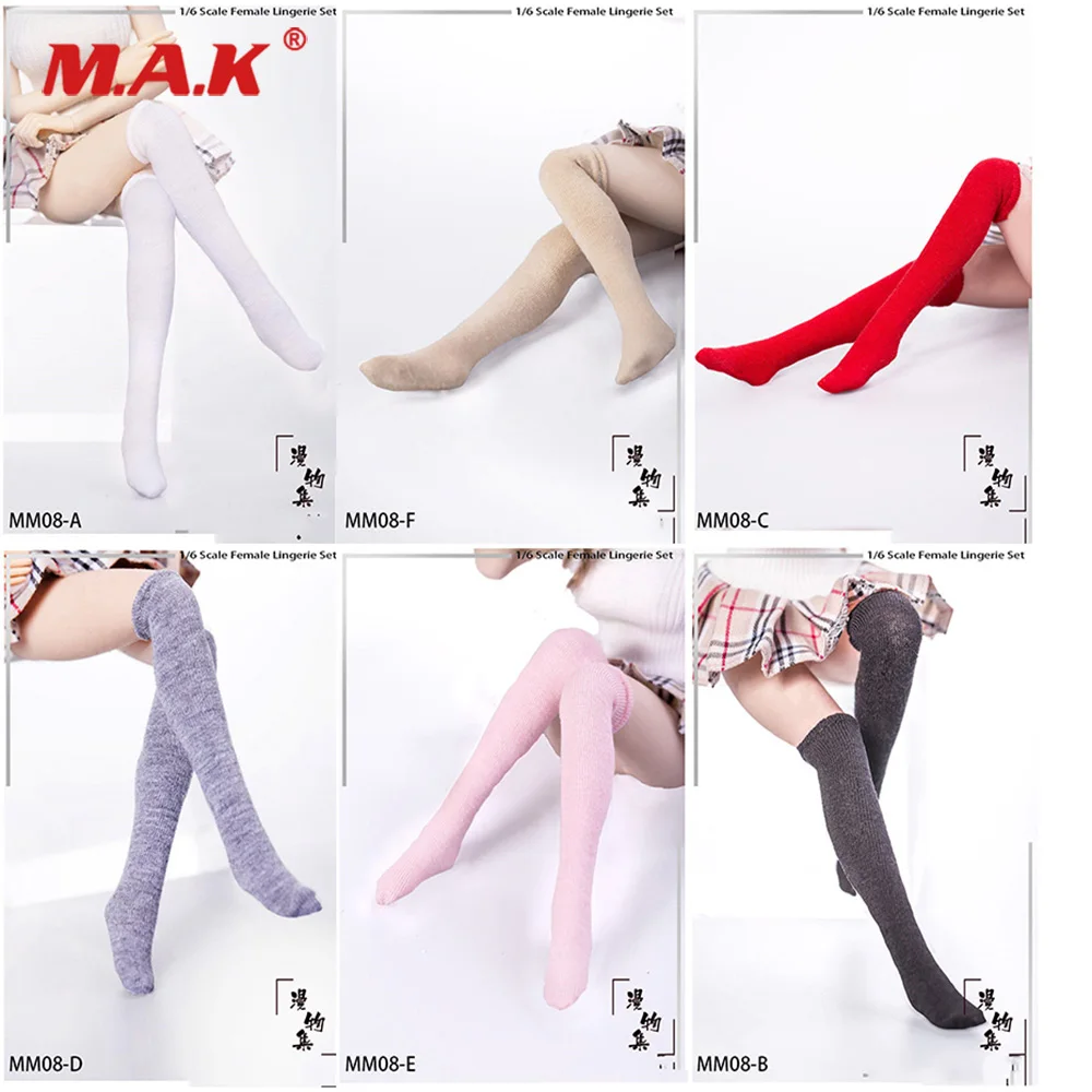 Manmodel 1/6 MM08 Female Cotton Stockings 12'' Figure Socks Clothes Accessories 