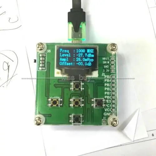 

DYKB 1MHZ-8000MHZ RF power meter OLED display RF power attenuation value digital meter 8GMZ 3GHZ+ Sofware 10W 30DB Attenuator