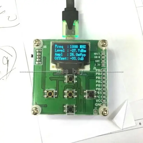 

RF power meter 1MHZ-8000MHZ OLED display RF power attenuation value digital meter 8GMZ 3GHZ+ Sofware 10W 30DB Attenuator