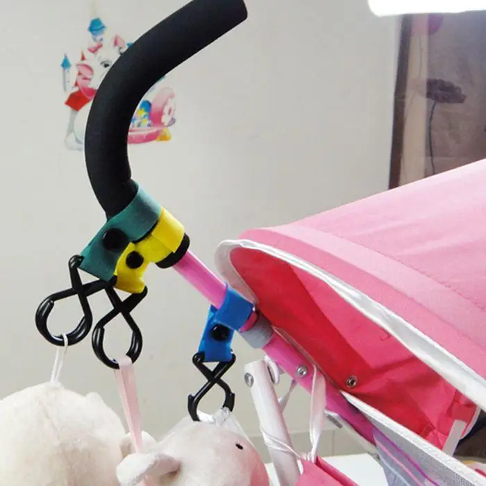 10 шт. пластиковая волшебная палочка, аксессуары для детской коляски, крючок для коляски, вешалка для коляски, подвесной крючок для детской коляски TRQ0011