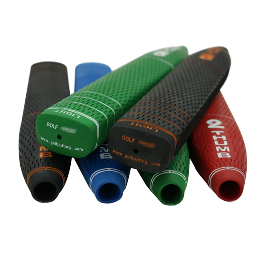 2pcs/lot 2 THUMB rubber golf putter grips club grips with flat and
