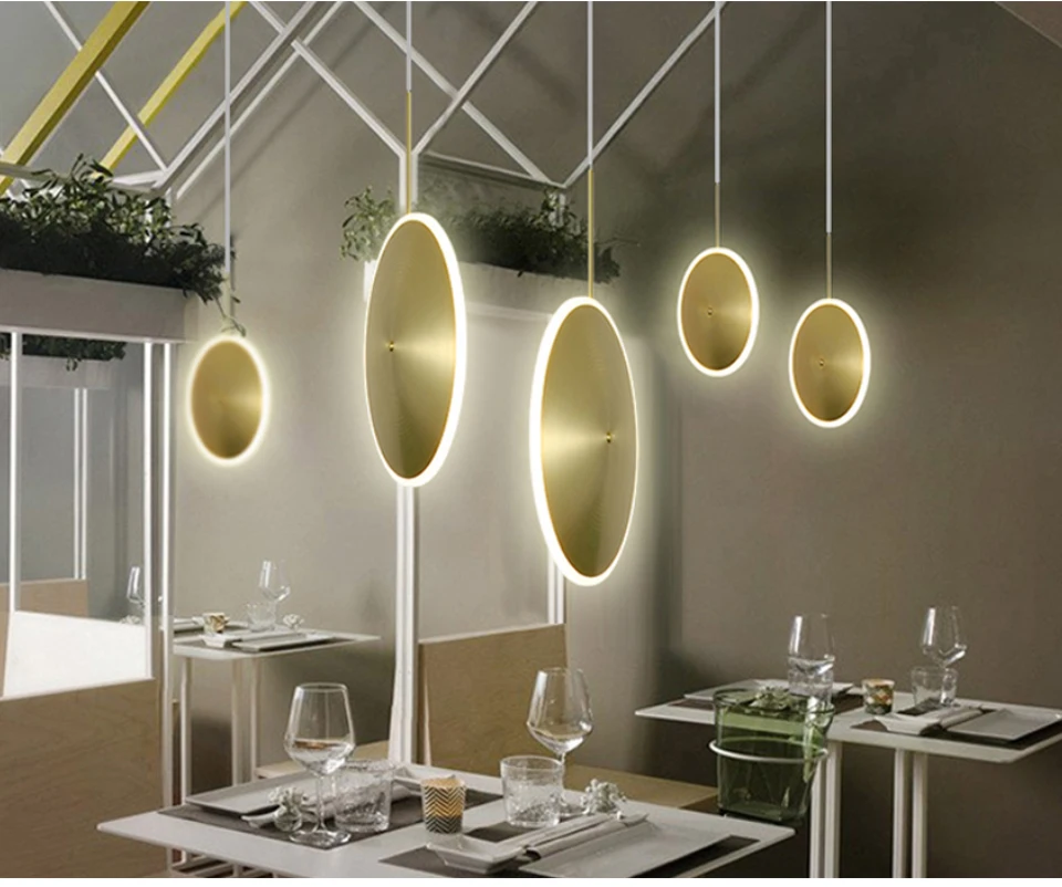 Современный подвесной светильник светодиодный подвесной светильник крепеж для подвесных светильников в форме НЛО Дизайн арт-деко Стиль для гостиной для комнаты, Подвесная лампа