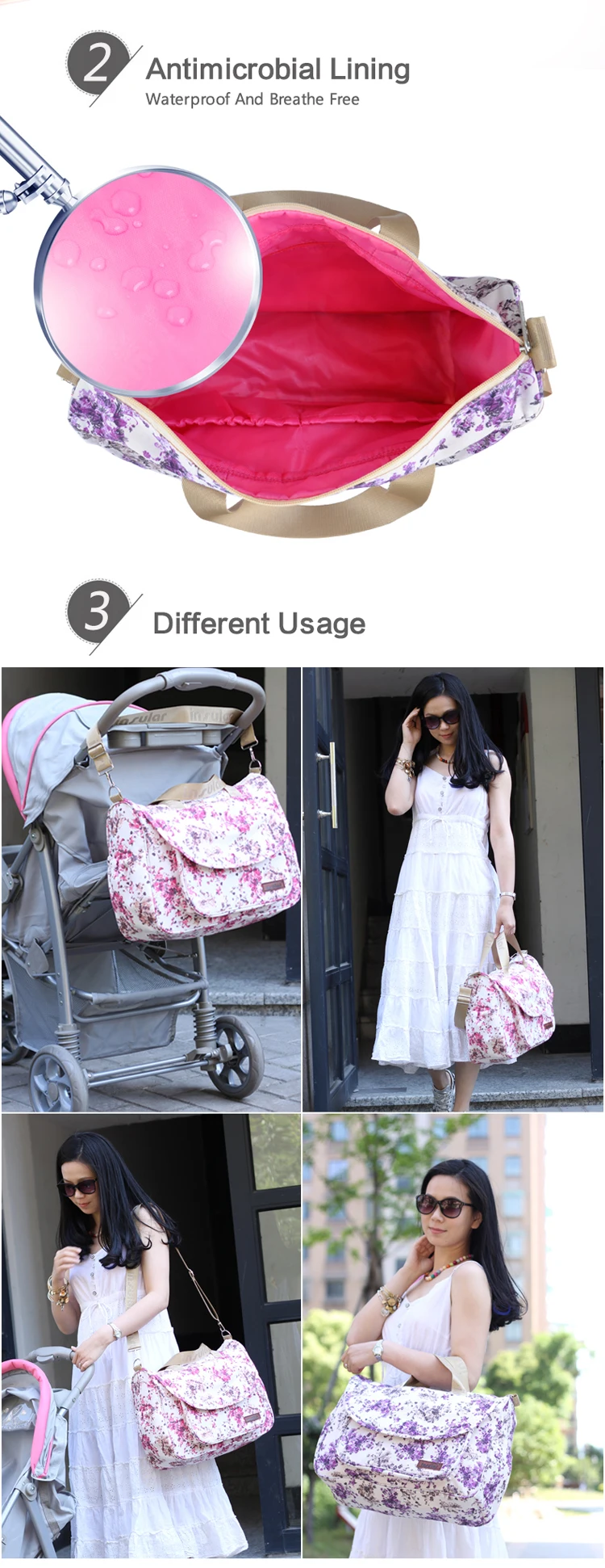 Insular дизайнерская сумка для мам, пеленки для мам, сумки для подгузников, большая вместительность, дорожная сумка для коляски, сумка на плечо, сумки