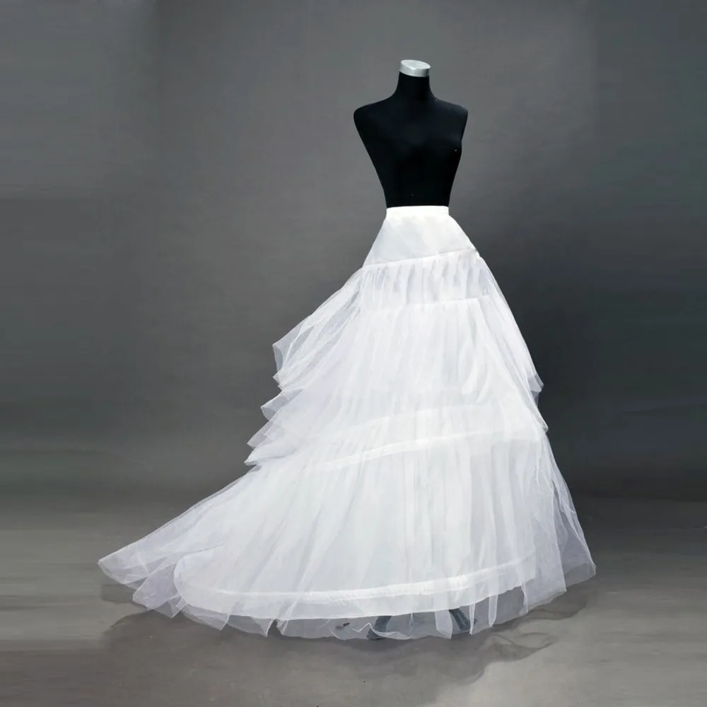 JaneVini 3 Обручи нижняя кринолин длинные Винтаж юбка обруч свадебная для свадьбы платья, нижняя юбки Jupon халат Mariee