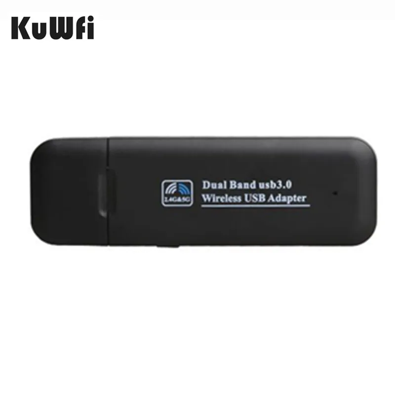 KuWfi USB беспроводной адаптер RTL8812AU мягкий AP 3 0 сетевой 1200 Мбит/с двухдиапазонный WiFi