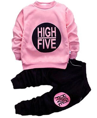 Осенне-зимняя детская одежда; Камуфляжный плотный комплект одежды для маленьких мальчиков; одежда для маленьких мальчиков; Детский костюм с Минни для девочек - Цвет: Pink