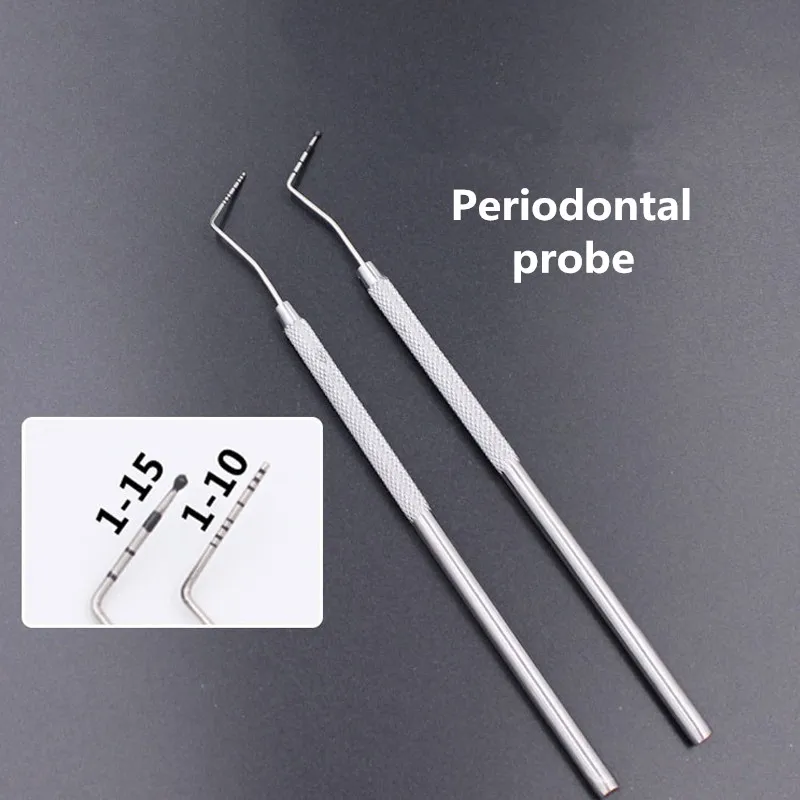 

1 Piece Dental Stainless Steel Periodontal probe with Scaler Explorer Instrument Tool Endodontic