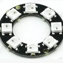5 шт. RGB LED кольцо 8 шт. светодиодов WS2812 5050 RGB LED лампа Light с integrated драйверы