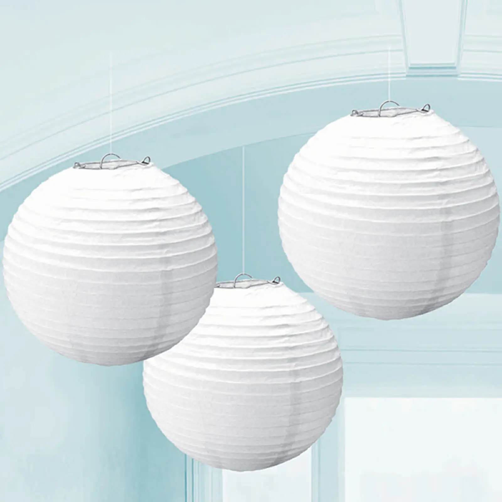 Buy Mayitr 10pcs White Paper Lantern For Wedding
