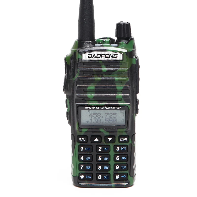 2019 Baofeng UV-82 плюс vhf/длинный диапазон, УВЧ 8 Вт мощная рация Портативный обновление UV-82 + 2-PTT Акустическая трубка-наушник