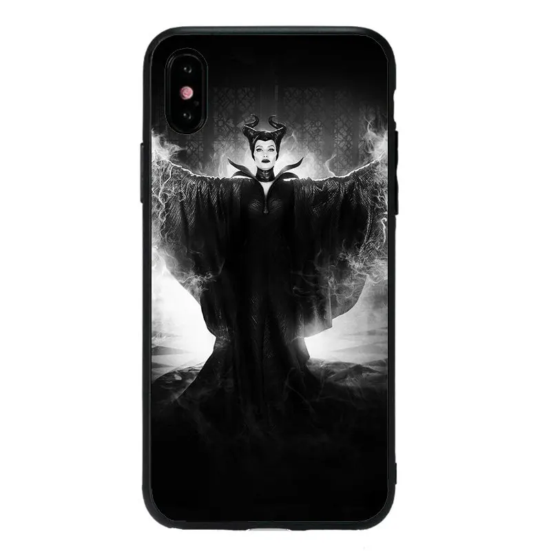 Sleeping curse Maleficent Mobile Phone Case For iPhone 11 11Pro MAX 10 X XS Max XR 5 5S SE 6 6S 7 8 Plus Soft TPU Phone Cover - Color: TPU