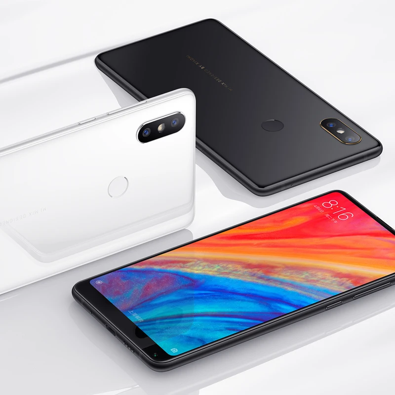 Оригинальный xiaomi mi x 2S 6 ГБ 64 Гб мобильный телефон Snapdragon 845 5 99 дюйма полный экран AI