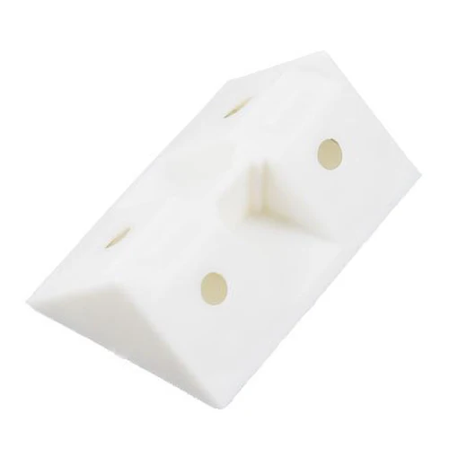 

Furniture Cabinet Fastener Corner Braces Angle Brackets White 10pcs