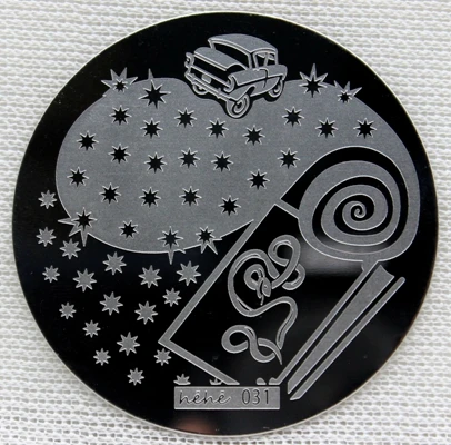 

Nail Art Stamping Plate Template Car Points Nail Art Stamp Template Image Plate hehe031